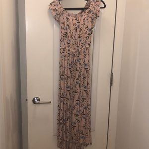 Americans Eagle off the shoulder max dress